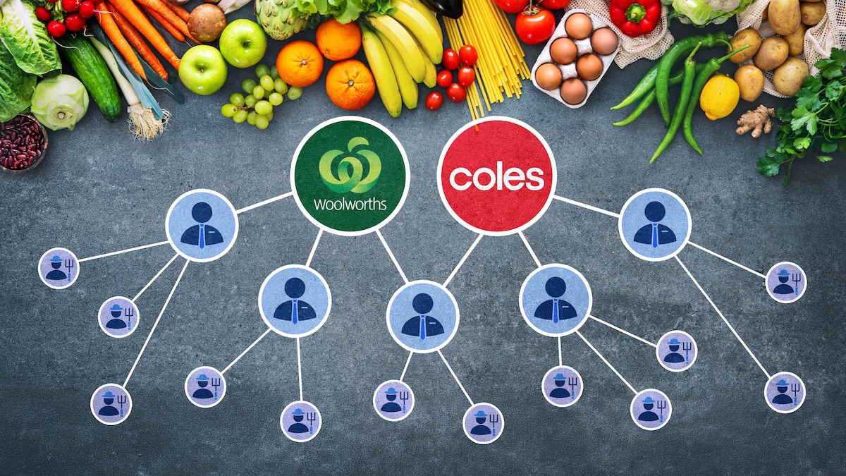 Coles, Woolworths supply chain tactic driving small farms out, producer says